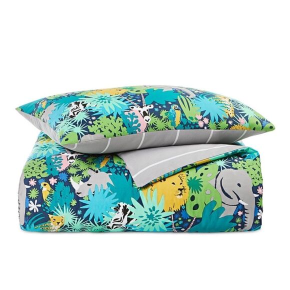 Charter Club Kids Jungle 3-Pc. Cotton Comforter Set, Twin - Picture 3 of 5